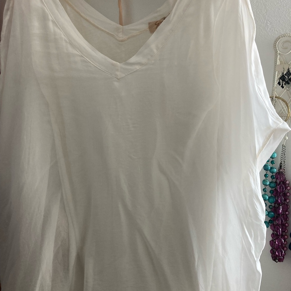 Elegant White Women's Top